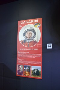 infopanel Jurij  Alexejevič Gagarin
