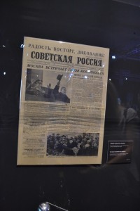 sovietské noviny informujú o príchode Gagarina