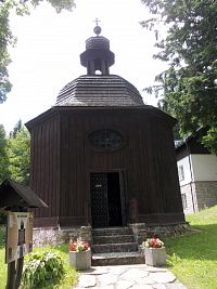 drevená kaplnka sv. Huberta