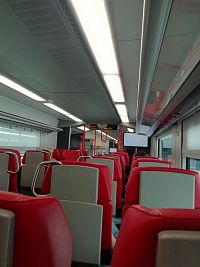vo vlaku Bratislava-Petržalka - Viedeň-Haupbahnhof
