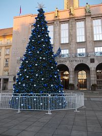 vianočný strom u Novej radnice