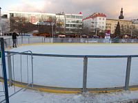 ľadová plocha u Masarykovho námestia