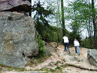 "výstup" na skaly