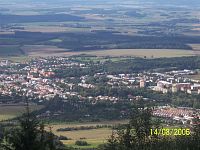 pohľad na mesto Bystřice pod Hostýnem