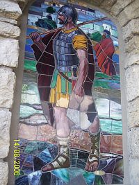 mozaika v jednej z kapličiek krížovej cesty