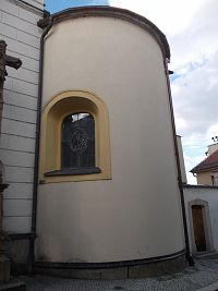 sakristia - kedysi druhá veža kostola, ktorá bola súčasťou opevnenia