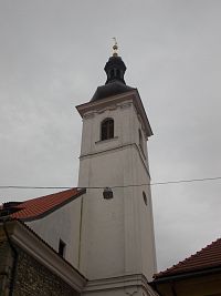 veža kostola sv. Michala v Jirchářích