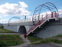 nový most už z druhej strany Váhu