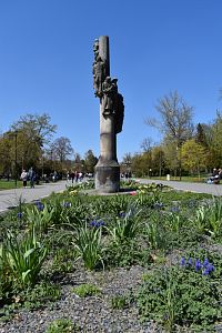 socha Bedřicha Smetanu v Rudolfovej aleji