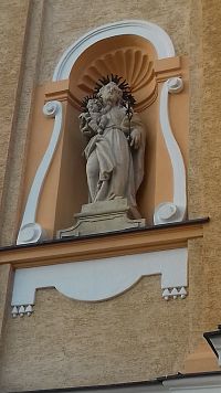 pieskovcová socha sv. Jozefa