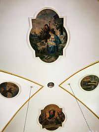 maľba stropu kostola