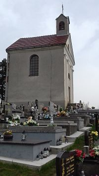 kaplnka na cintoríne, za kostolom