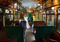 Interiér vozu metra z roku 1923
