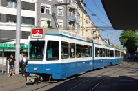 Typická curyšská tramvaj