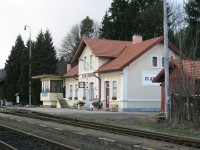 Zlatá Koruna - železniční stanice