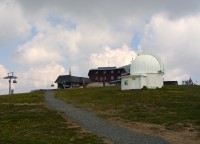 Vrchol Gerlitzenu-Gipfelhaus, observatoř