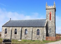 Isle of Coll - kostel - Coll Parish Church.