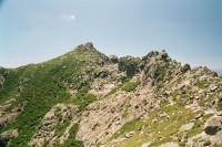 hřeben s vrcholem Punta Cappella-2041 m.n.m
