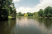 zámecký park s rybníkem