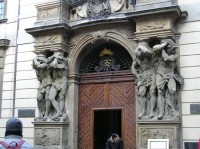 Praha - portál Glam-Gallasova paláce