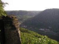 Pohled od údolí Labe