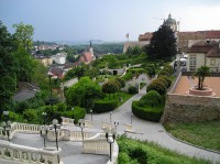 Klášter v Melku-klášterní zahrada