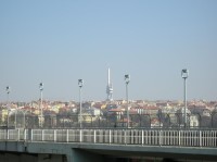 Nuselský most a Žižkovský vysílač