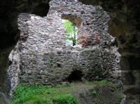 Zbořený Kostelec-zbytky paláce