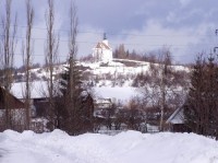 Uhlířský vrch: Pohled na Uhlířský vrch v zimě