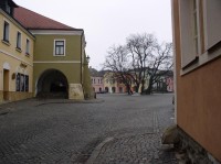 Horní náměstí z Pivovarské ulice