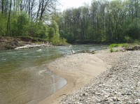 řeka Morava pod Novými Zámky
