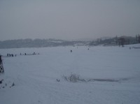 zimní přehrada - leden 2004