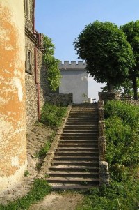 na Doubravce: schody na západní straně