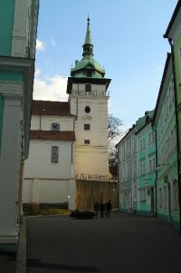 Teplice: v Lázeňské ulici