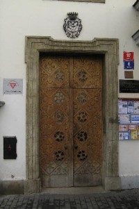 Ústí nad Labem: vchod do kláštera u sv. Vojtěcha
