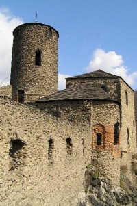 Střekov: jižní strana hradu