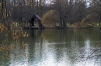 zámecká zahrada: Labutí domek u Horního rybníka