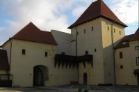 Kadaňský hrad: nádvoří hradu