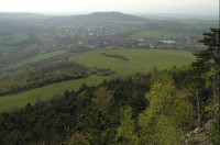 výhled z Kaňkova: výhled na Braňany