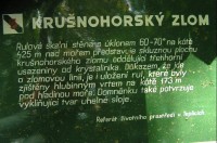 informační tabule - Krušnohorský zlom: Naučná stezka Přírodou a dějinami Oseka