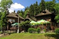 v lázeňském parku: Lesní kavárna  - 