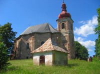 Kostel Všech svatých -autor Kylián Ignác Dientzenhofer