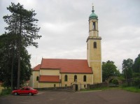 kostelík v Mieroszówe