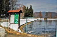 vodní nádrž u Srní pro vodní el. na Čenkově pile - technická památka