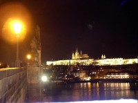 večerní Pražský hrad