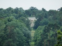 Pohled od Rybničního zámku na Tři grácie