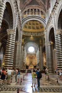 Interier katedrály - Siena