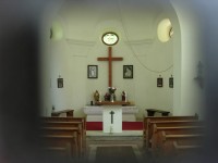 Interiér kaple na Staré Hůrce