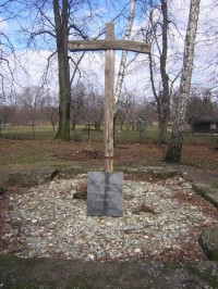 Bohumín - kříž obětem cholery - detail