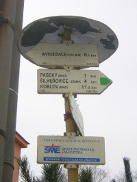 Ostrava-Antošovice - rozcestník